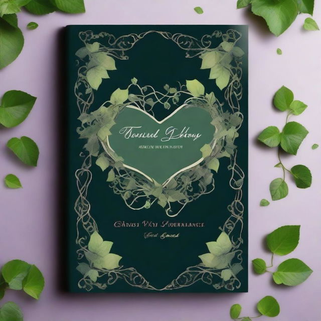 A captivating book cover for 'Twisted Ivy Romance'