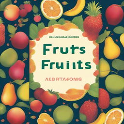 Uma capa de livro com o título 'Os Mistérios das Frutas'