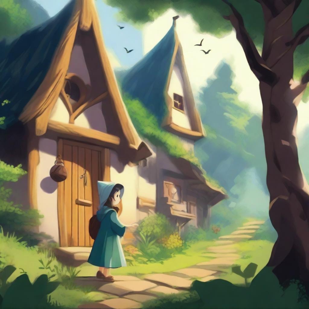 Every day, before the sun rises, Lui, a small girl wizard, steps out of her house with her magic wand made from ancient tree wood