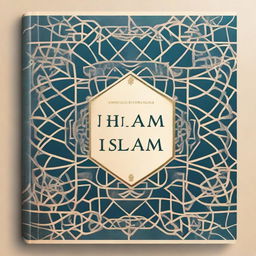 A textbook cover on the history of Islam, featuring an intricate geometric pattern and a modern design