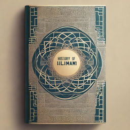 A textbook cover on the history of Islam, featuring an intricate geometric pattern and a modern design