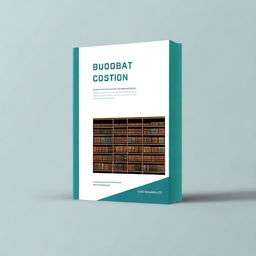 A professional and elegant book cover for a thesis on a library recommendation system