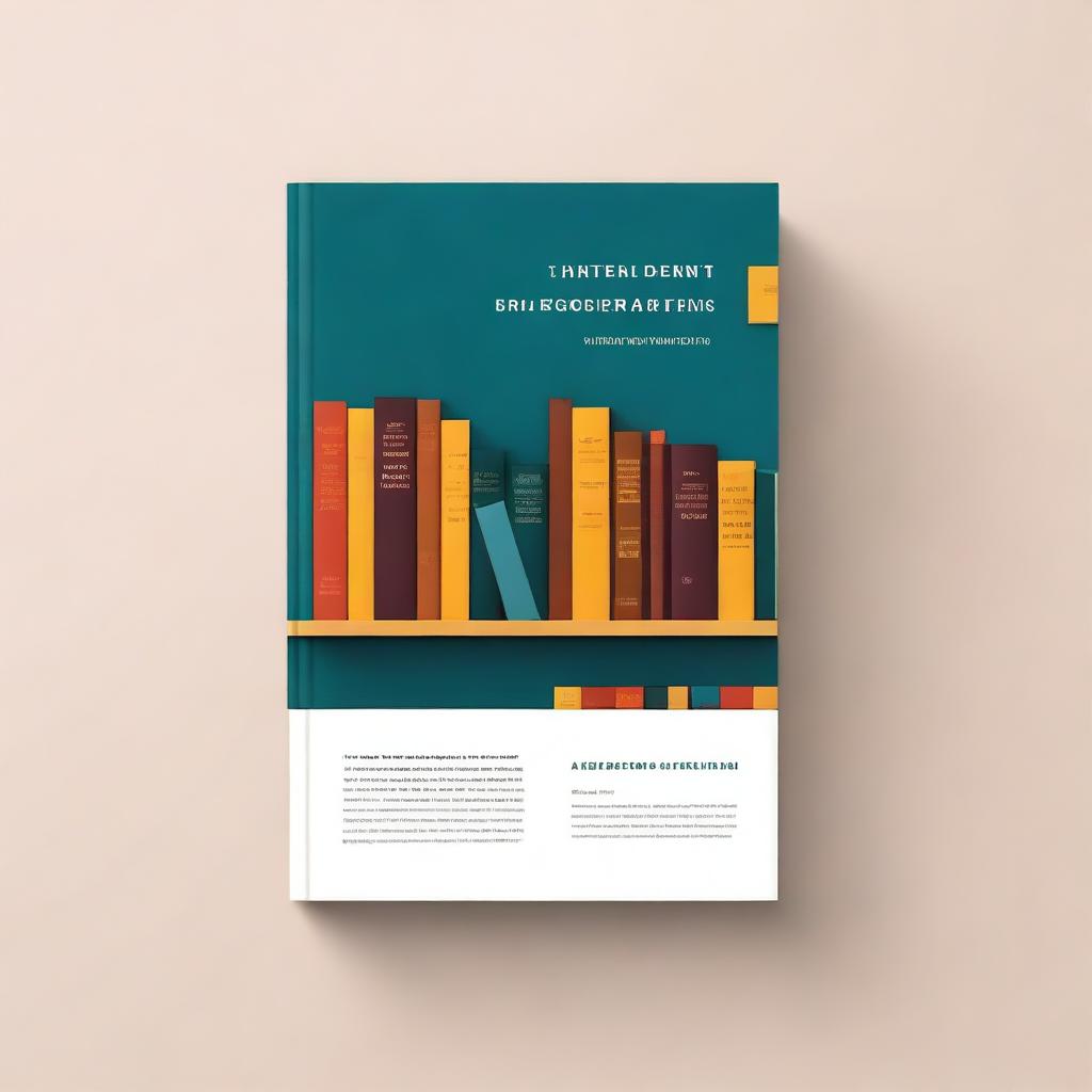 A professional and elegant book cover for a thesis on a library recommendation system