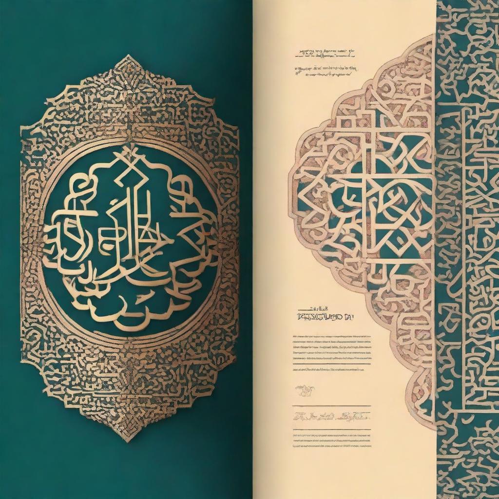 A cover of a textbook on the history of the Islamic religion