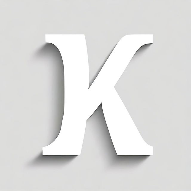 A simple image of the letter 'K' in a plain, sans-serif font on a white background.