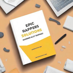 A book cover on a table with the title 'Epic Paper Solutions Guidelines'