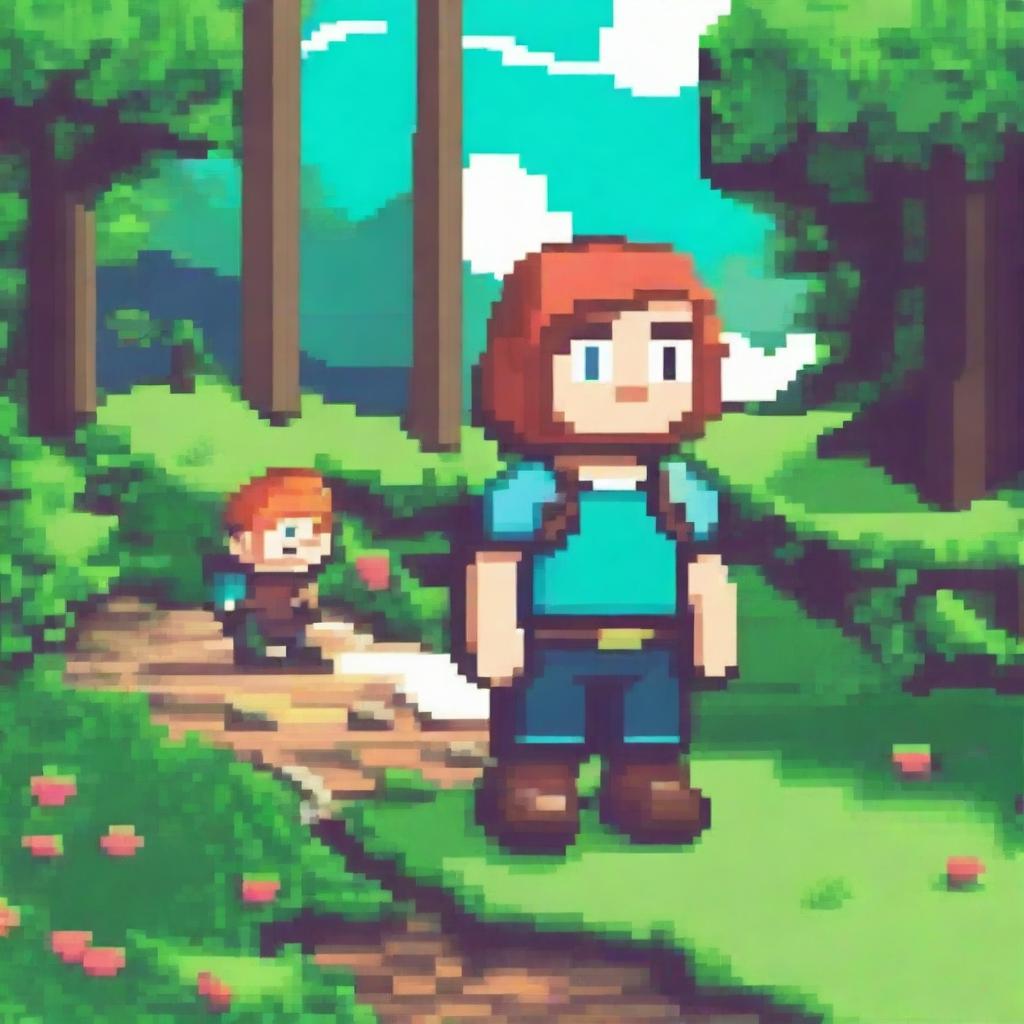 Create a vibrant and detailed pixel art image featuring a scene or character.