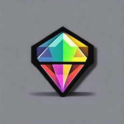 Create a pixel art image of a gem