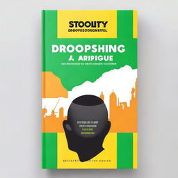 A book cover design for the book titled: 'Dropshipping en Afrique : Guide Ultime avec Shopify'