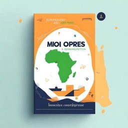 Design a book cover for the book titled: 'Dropshipping depuis l’Afrique : Guide Ultime avec Shopify'