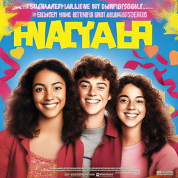 A movie poster featuring Alejandra Gomez, Xochitl Gomez Matarazzo, and Wyatt Oleff as a group of best friends