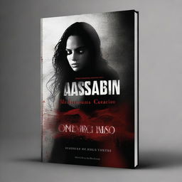 Create a book cover for a dark romance novel titled 'O Assassino do Meu Coração'