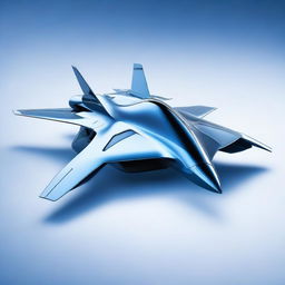 A highly detailed image of a futuristic fighter jet designed by McLaren