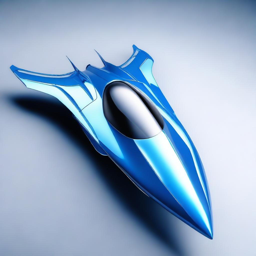 A highly detailed image of a futuristic fighter jet designed by Bugatti