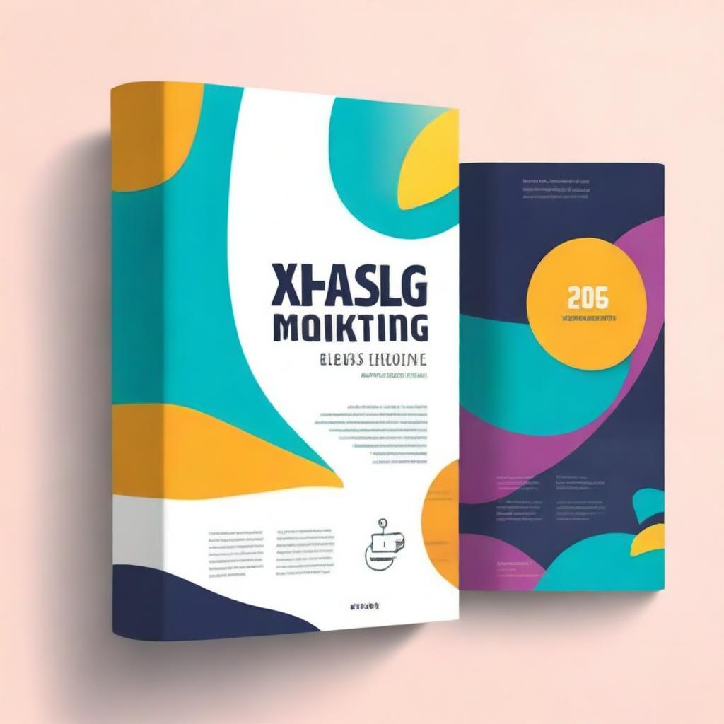 Create a cover page for a marketing textbook