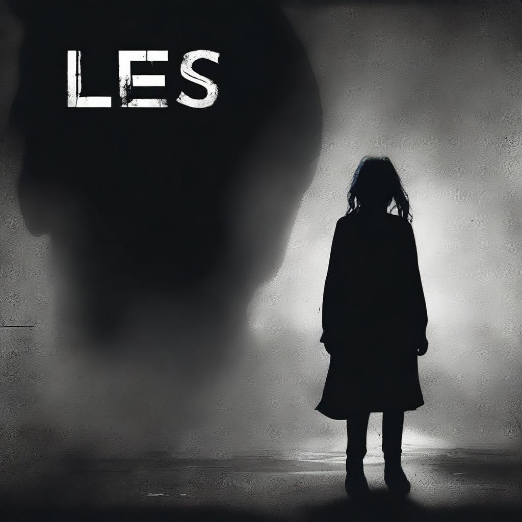 Create a book cover for a horror story titled 'Lies'