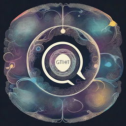 The cover features a stylized depiction of a chat bubble with intricate patterns and symbols flowing within it, representing the vast array of conversations and ideas that ChatGPT can engage with