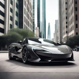 A high-resolution image of a sleek McLaren sports car