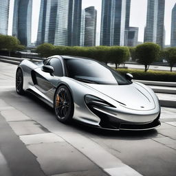 A high-resolution image of a sleek McLaren sports car