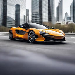 A high-resolution image of a sleek McLaren sports car