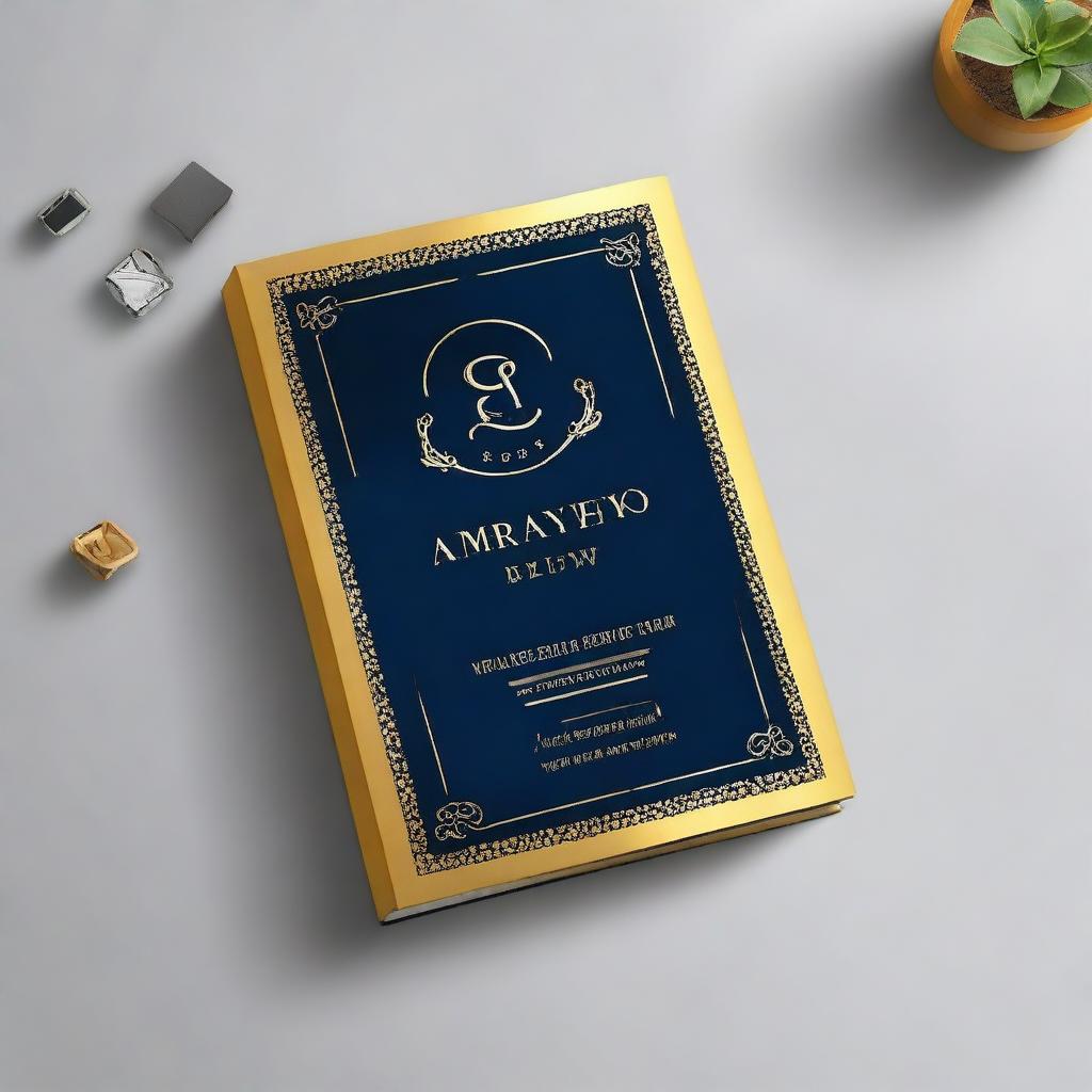 Create a book cover for a book titled 'AMARIYO'S El Exclusivo Club del 5%'