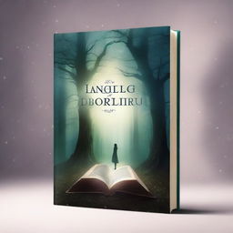 Create a captivating book cover featuring a mysterious and enchanting scene