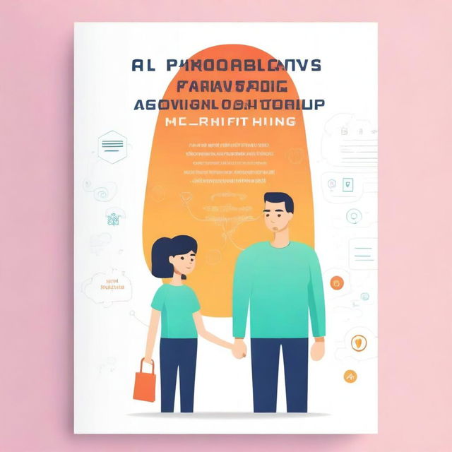 Create a cover for an ebook titled 'AI-Powered Parenting: Navigating Parenthood in the Digital Age'