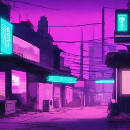 A ranch located in a rural area discovers a glitch that reveals a hidden cyberpunk city