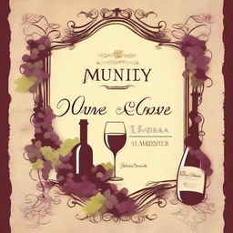 Create a vibrant and eye-catching 43 x 63 poster for the Monterrey wine fair in a Baroque style