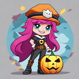 Create a Brawl Stars character named Anna for the Brawl-o-ween event