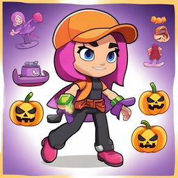 Create a Brawl Stars character named Anna for the Brawl-o-ween event