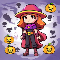 Create a Brawl Stars character named Anna for the Brawl-o-ween event