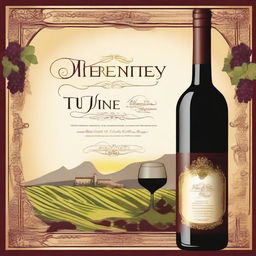 Create a vibrant and eye-catching 43 x 63 poster for the Monterrey wine fair in a Baroque style