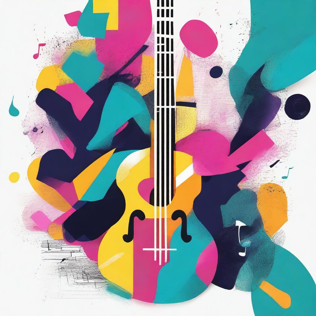 Create a vibrant song poster featuring the title 'Broken'