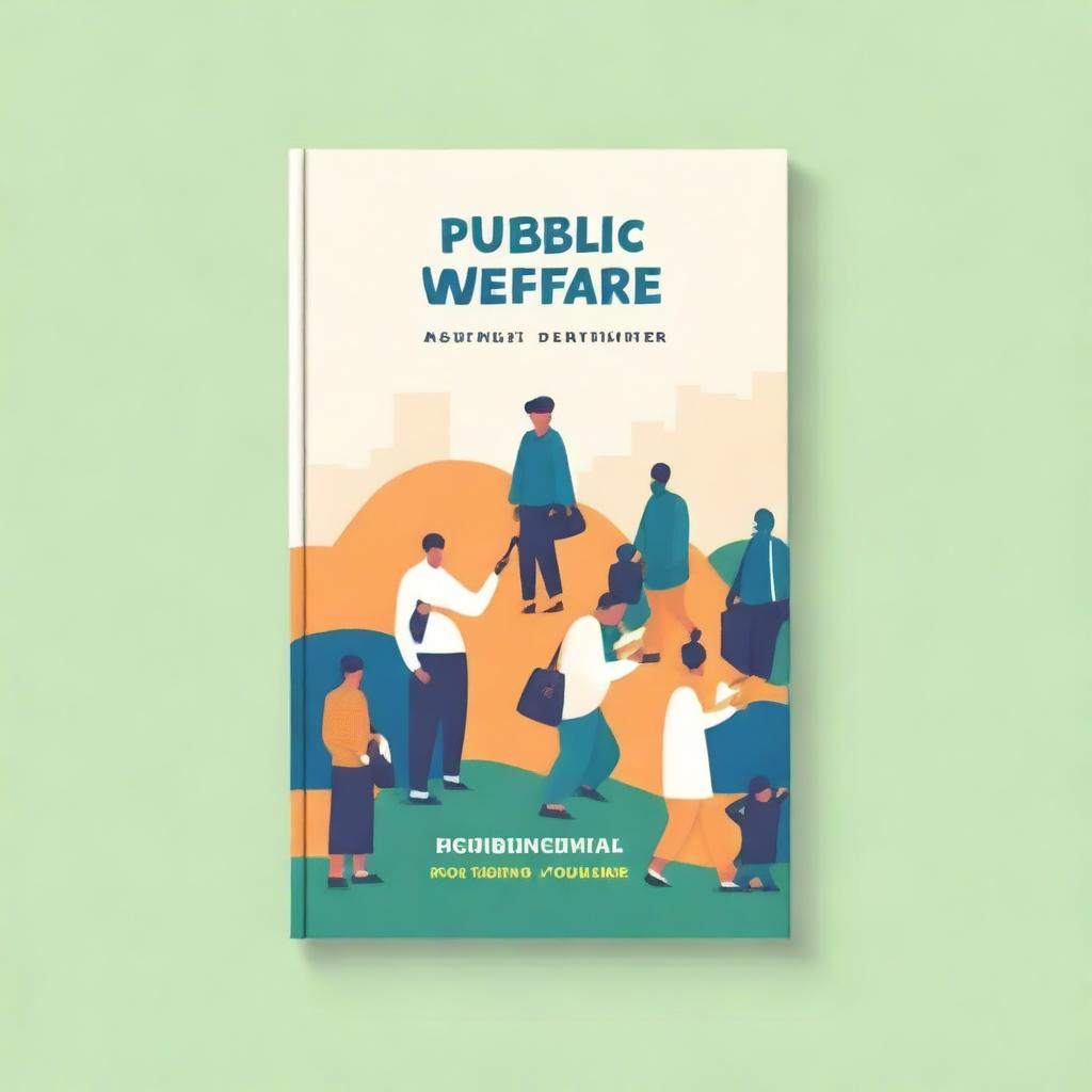 A book cover design for a book titled 'Public Welfare'