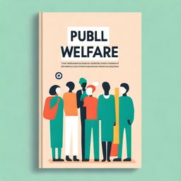 A book cover design for a book titled 'Public Welfare'