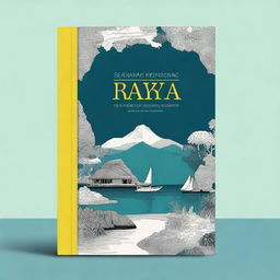 A book cover design for a book titled 'Statistik Kesejahteraan Rakyat Raja Ampat'