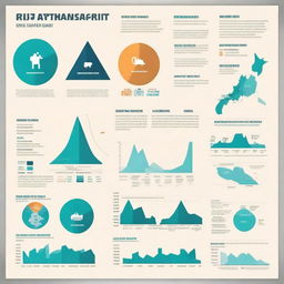 An infographic about the demography of Raja Ampat