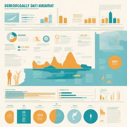 An infographic about the demography of Raja Ampat