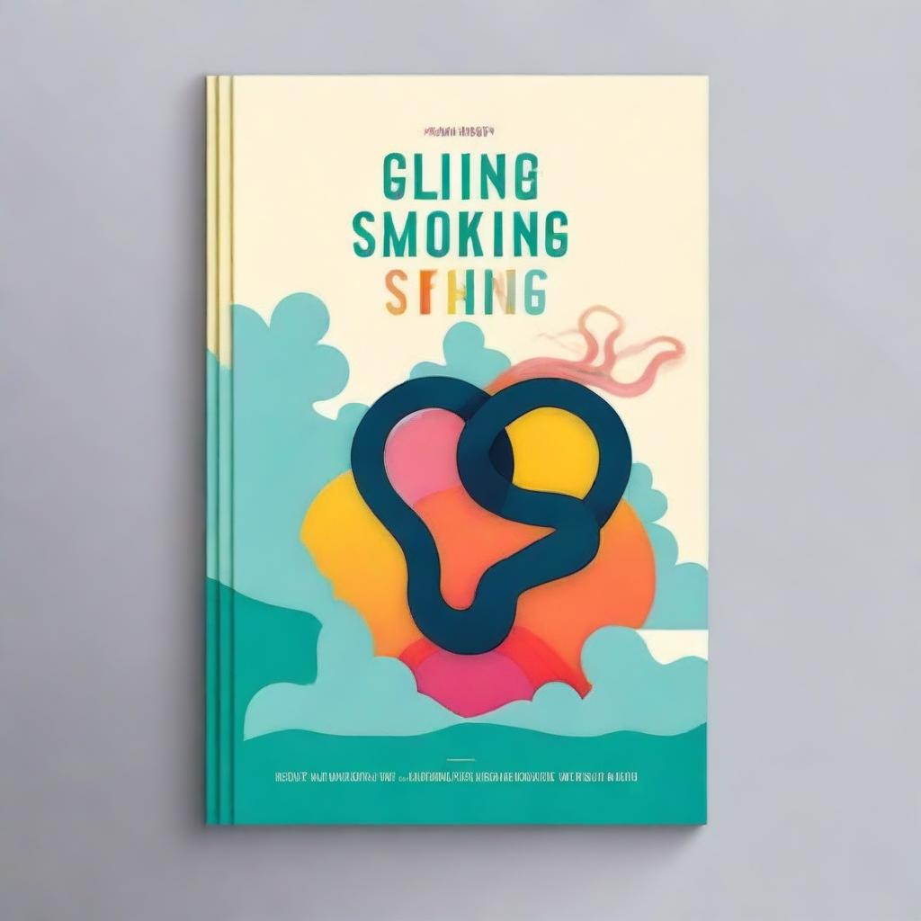 A book cover design for a self-help book on quitting smoking