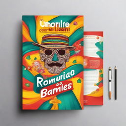 Create a fun and engaging ebook cover for a book titled 'Rompe Barreiras do Vício do Cigarro'