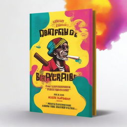 Create a fun and engaging ebook cover for a book titled 'Rompe Barreiras do Vício do Cigarro'