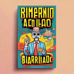 Create a fun and engaging eBook cover titled 'Rompendo as Barreiras do Vício ao Cigarro'