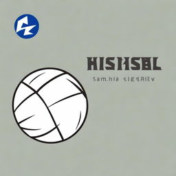 A banner featuring the Mikasa brand logo prominently displayed alongside a volleyball