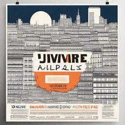 Create a movie poster for a film titled 'Survivre à Paris' with the subtitle 'une ville développée avec les problèmes du tiers-monde'