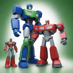 An innovative fusion of Ben 10 and Optimus Prime, highlighting prominent features from both characters