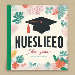 A yearbook cover featuring the phrase 'Nuestro Viaje' in elegant lettering