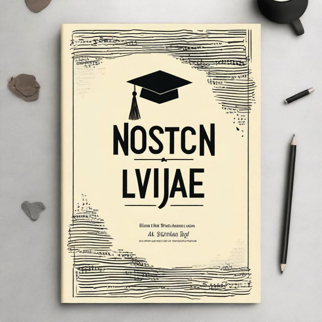 A yearbook cover featuring the phrase 'Nuestro Viaje' in elegant lettering