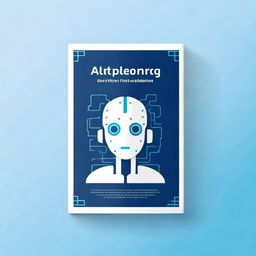 Create an ebook cover with the theme: Artificial Intelligence for Beginners