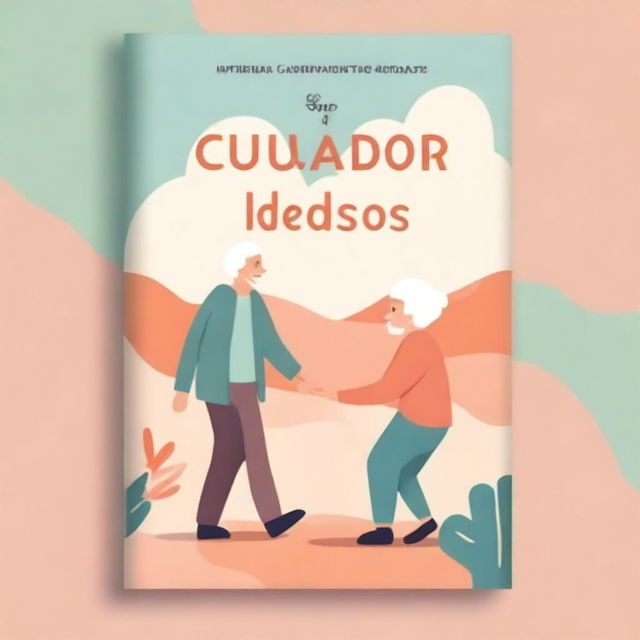 A book cover for an e-book titled 'Cuidador de Idosos'